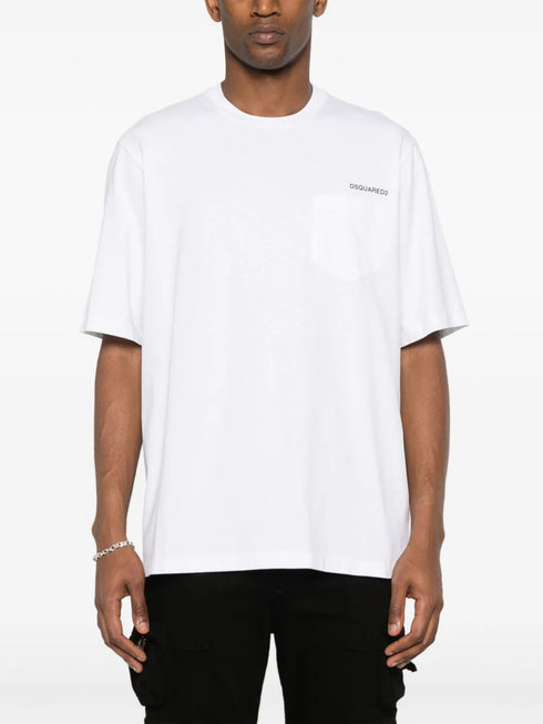 logo-print cotton T-shirt